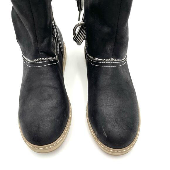 White Mountain  Tivia Boot  Women's Black Man Made Upper Synthetic sole SIZE 7 - Picture 4 of 12